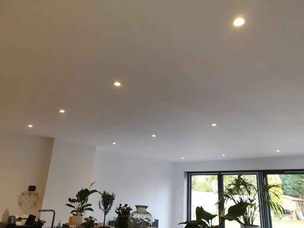 LED downlights fitted in a Solihull home
